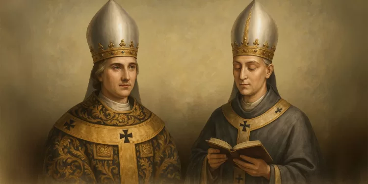 Papa Ilario e Papa Simmaco