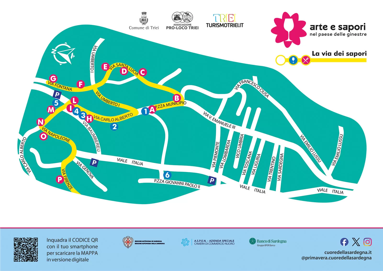 Primavera nel cuore della Sardegna a Triei - Programma 2025