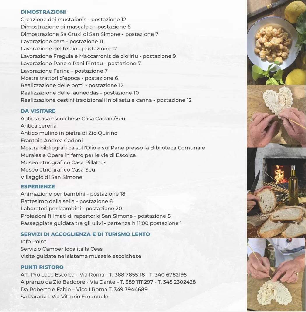 “Sa Dia de S'Ollu et su Liori” a Escolca - Programma 2025