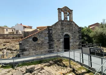 Chiesa di Sant’Anastasia e l’area archeologica adiacente a Sardara