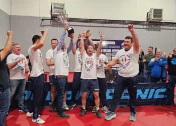 Il Tennistavolo Sassari vince il suo primo storico scudetto maschile