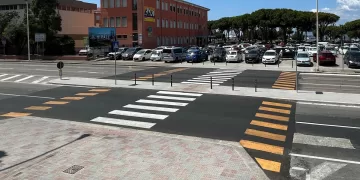 Cagliari, nuovo attraversamento pedonale rialzato