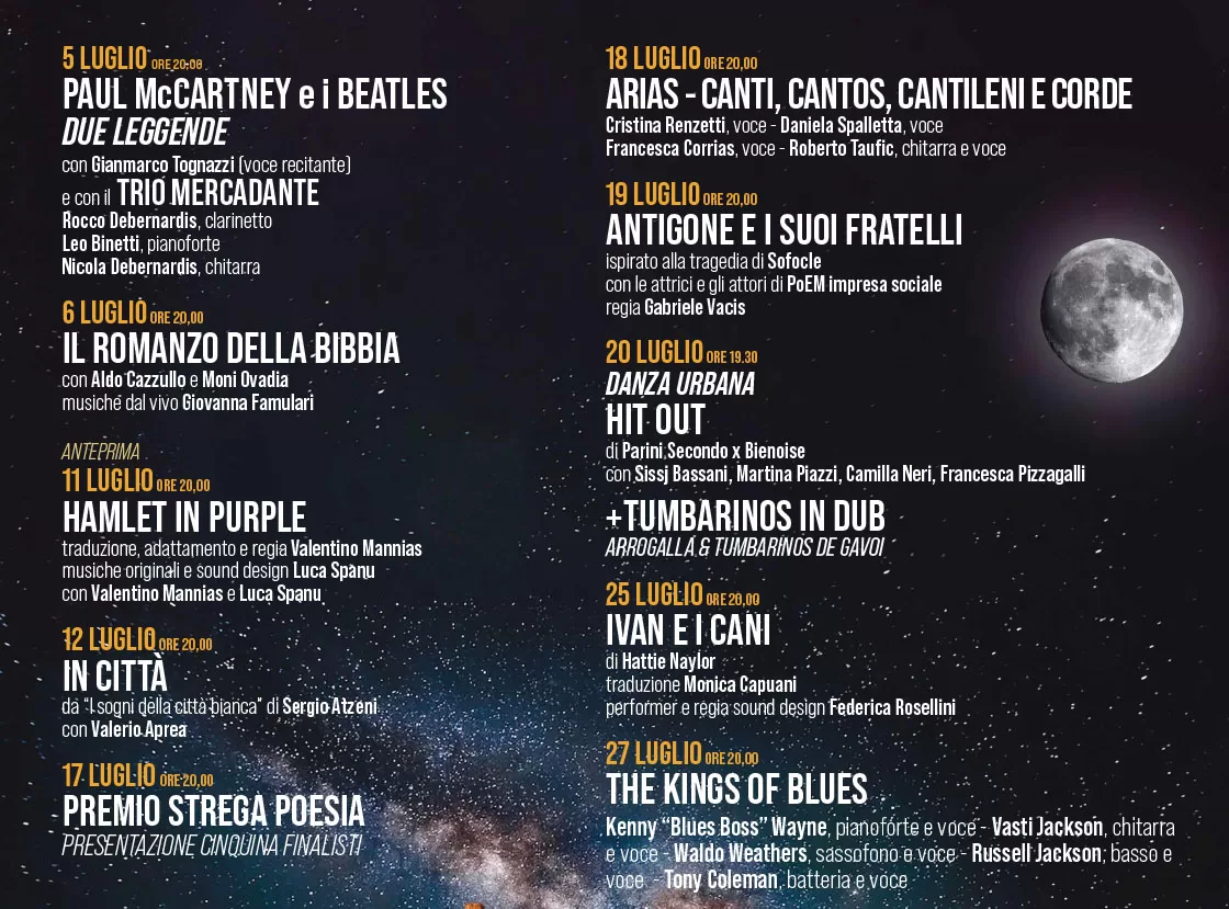 XLIII edizione del Festival La Notte dei Poeti