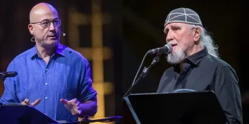 Aldo Cazzullo e Moni Ovadia ne “Il romanzo della Bibbia”