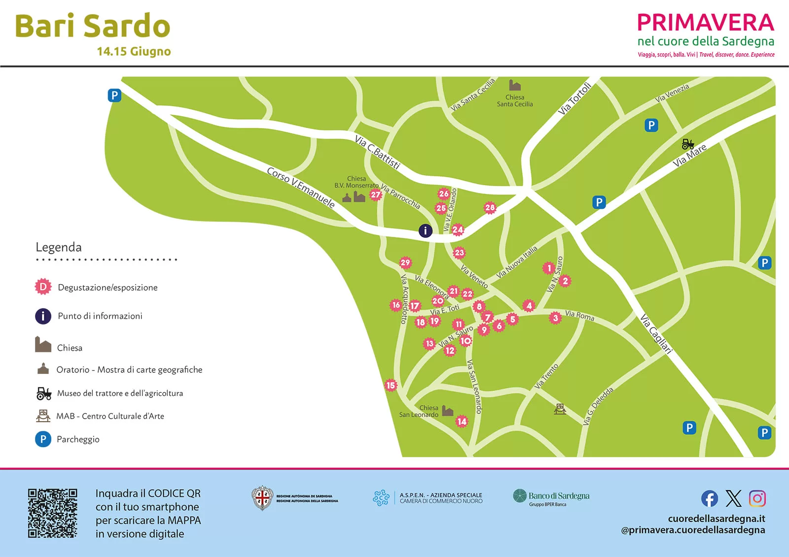 Primavera nel cuore della Sardegna a Bari Sardo - Programma 2025