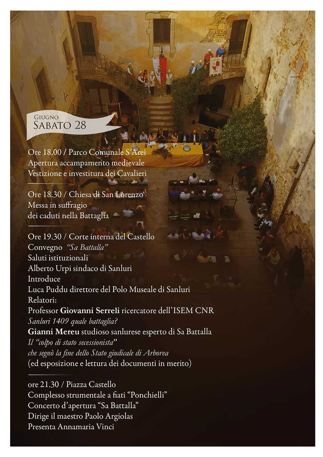 Sa Battalla a Sanluri - Programma 2025