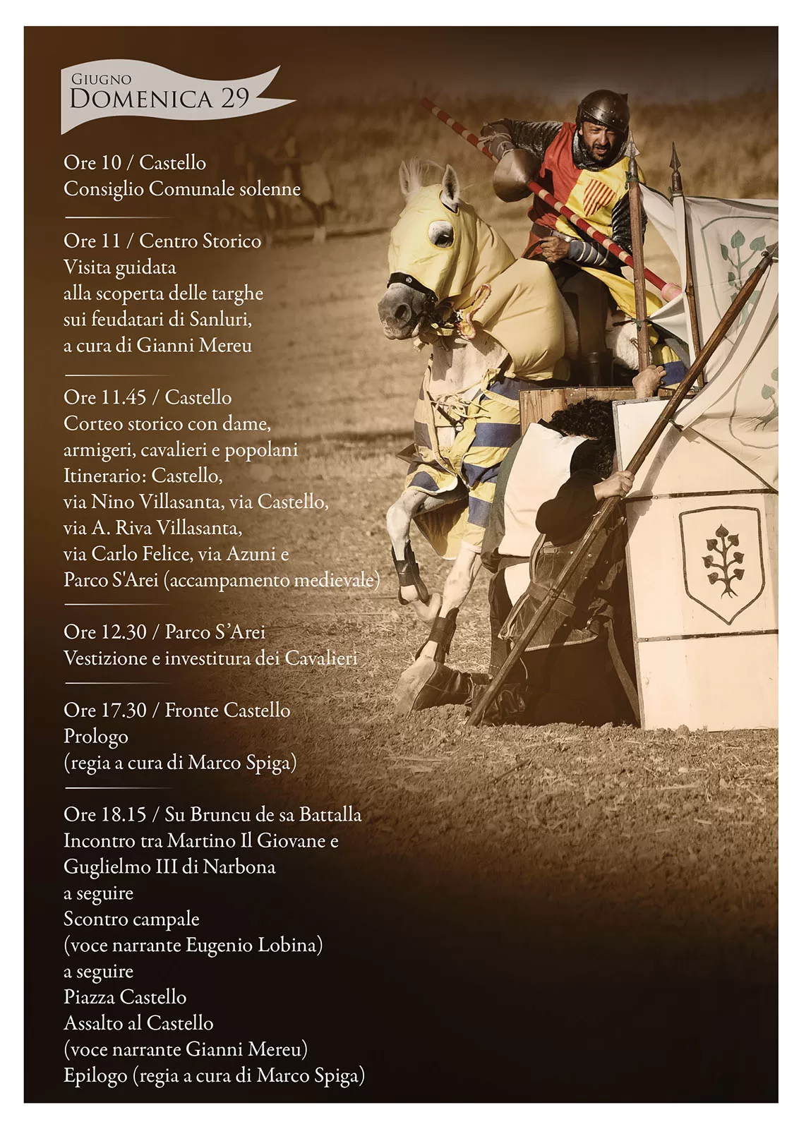 Sa Battalla a Sanluri - Programma 2025
