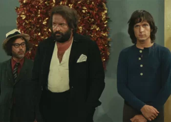 Bud Spencer e Michael Brandon in “4 mosche di velluto grigio” di Dario Argento