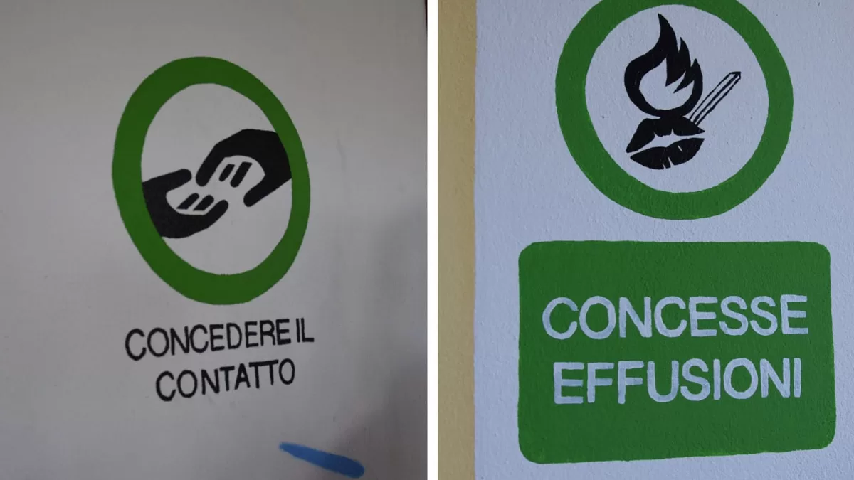 Carcere Uta, le opere di Manu Invisible