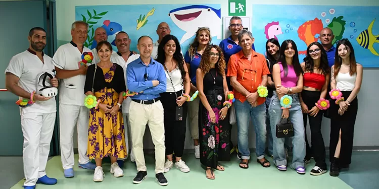 Chirurgia pediatrica dell’Aou di Sassari, gli studenti del Figari con lo staff medico