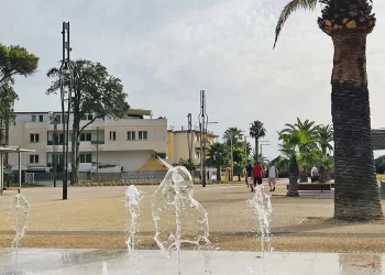 La nuova piazza Degli Arcipelaghi a Cagliari