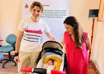 Le neomamme di Quartu e la neonata