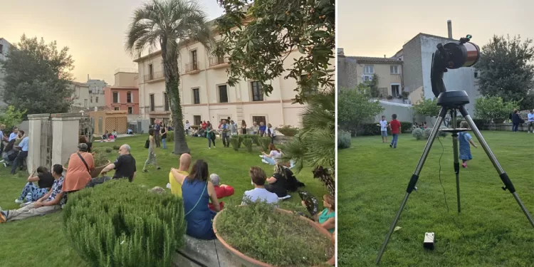 Museo Asproni di Nuoro, il giardino e il telescopio