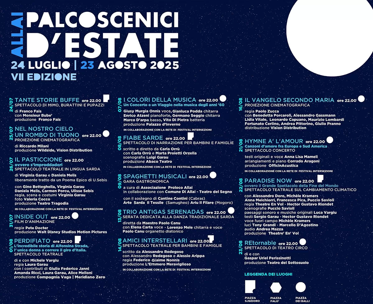 Palcoscenici d’Estate - Programma 2025