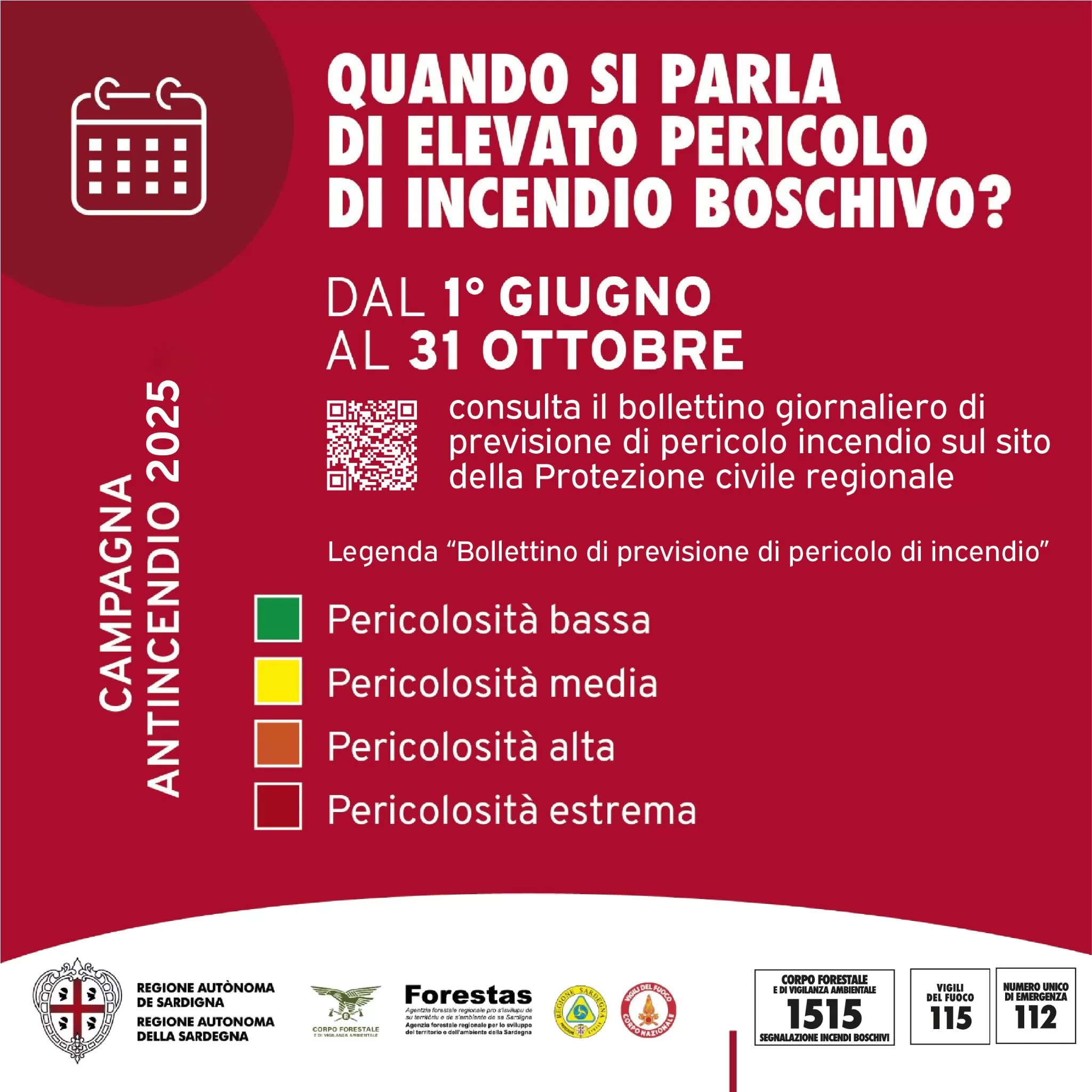 Prescrizioni antincendio 2025 in Sardegna