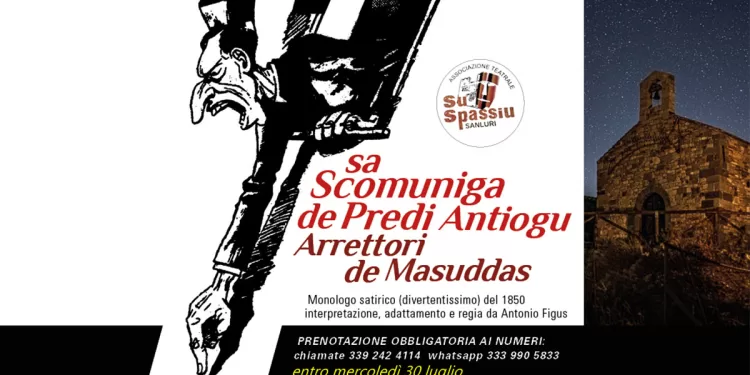 Sa scomuniga de predi Antiogu arrettori de Masuddas