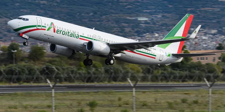Un aereo di AeroItalia. ©Gae Spataro