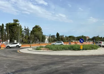 Apertura rotatoria tra via Nino Giagu e via Pietro Nenni a Sassari