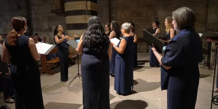 Una foto d'archivio del Festival internazionale di musiche polifoniche “Voci d’Europa”