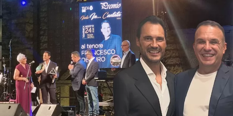 Il tenore Francesco Demuro riceve il riconoscimento Isola In…cantata