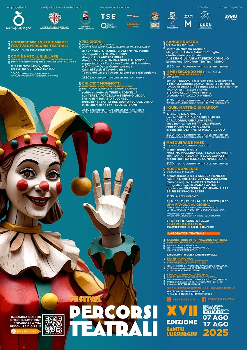 "Percorsi Teatrali" Santu Lussurgiu 2025