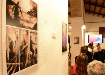 Un'immagine della prima edizione di “Tesori a Fumetti” a Pimentel