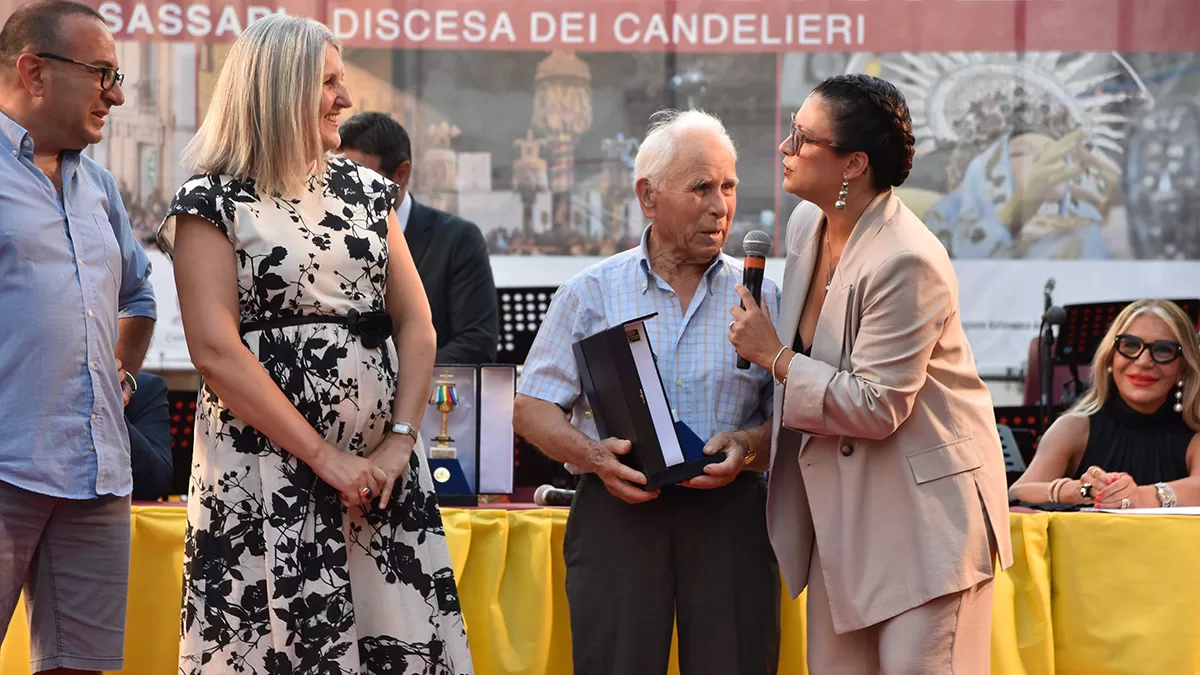 Vittorio Arca con il Candeliere di Bronzo 2025