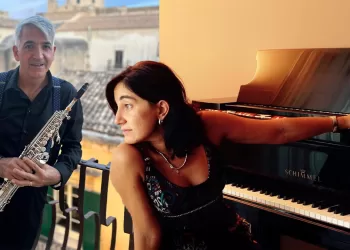 Il sassofonista Gianfranco Brundo e la pianista Ketty Teriaca