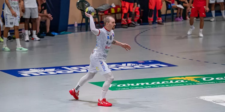 Albin Jarlstam, centrale della Raimond Sassari. Foto di Alessio Dalerci