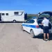 Il caravan sanzionato a Ezzi Mannu