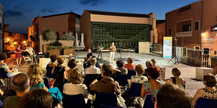 Piazza De Gasperi a Sant'Antioco