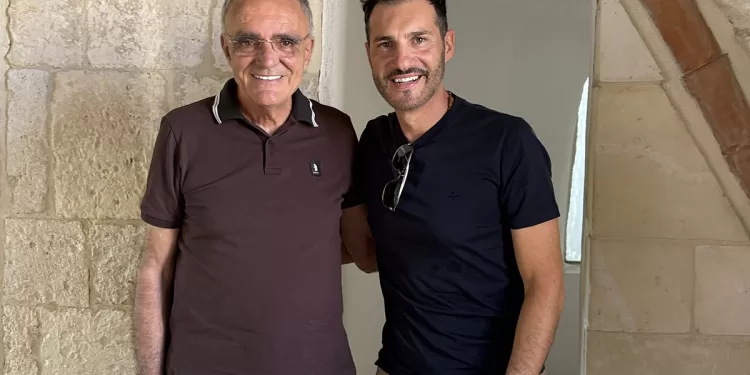 Il sindaco di Quartu Graziano Milia e Nicola Congiu