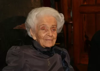 Rita Levi Montalcini. Foto Premio Internazionale “Wendell Krieg Lifetime Achievement Award” (2009)