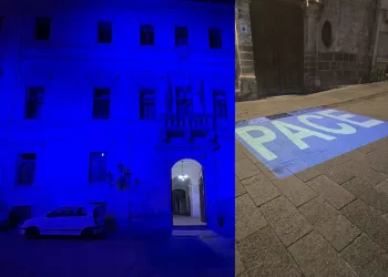 Sassari illumina Palazzo Ducale di blu per la Giornata Internazionale della Pace 2025