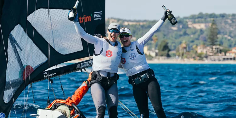Mondiali 49er, 49erFX e Nacra 17 di Cagliari. Foto Sailing Energy