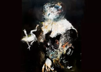 Maurizio L’Altrella, L’antagonista (2024), olio su tela, cm 70x80