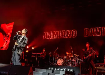 Damiano David all'Unipol Forum di Milano. Foto Luca Marenda