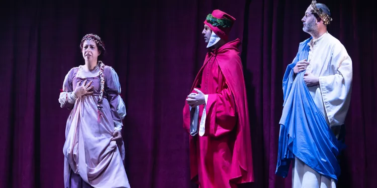 “Dante, viaggio all’Inferno" della Compagnia Teatro Sassari. Foto Elisa Casula