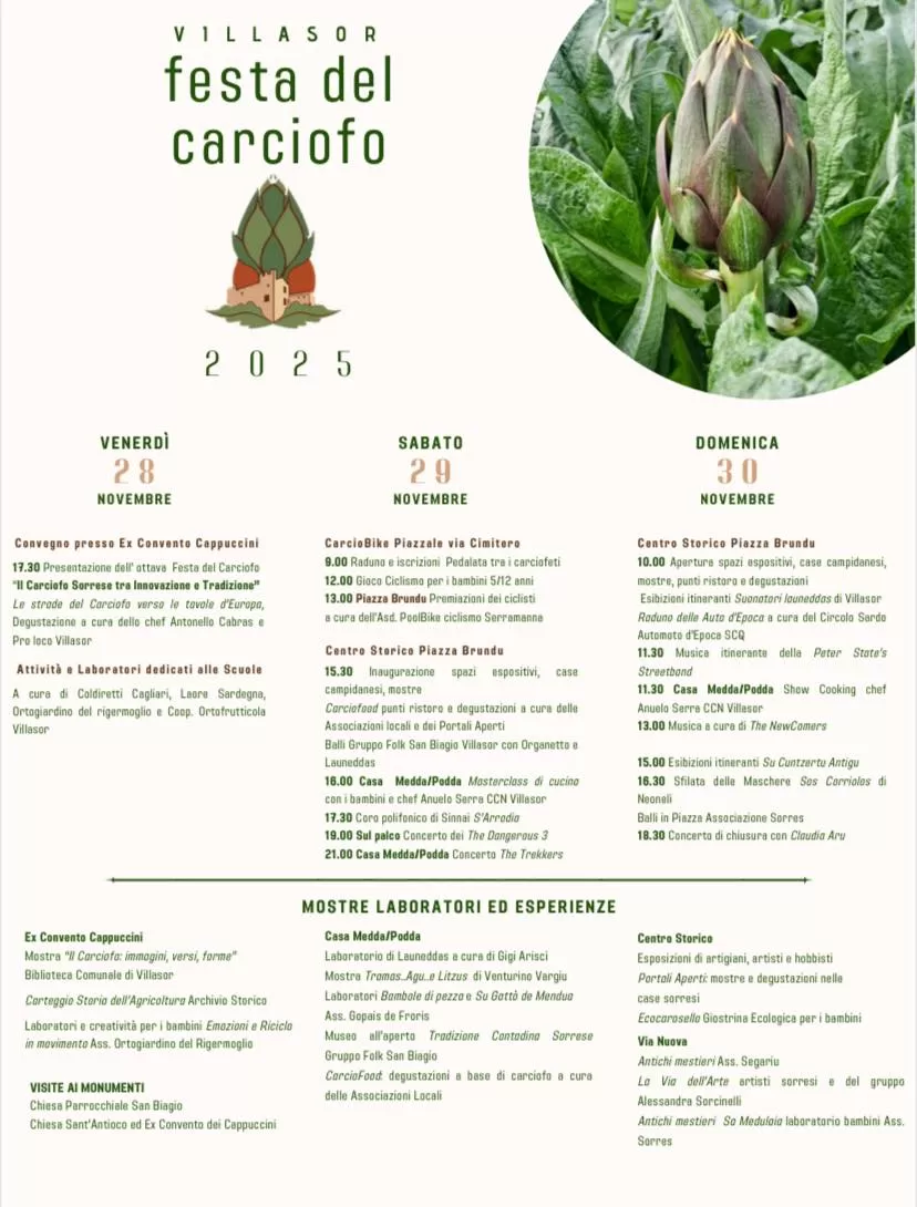 Festa del Carciofo a Villasor 2025