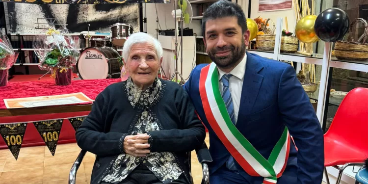 La signora Raffaela Cabboi con Marco Benucci