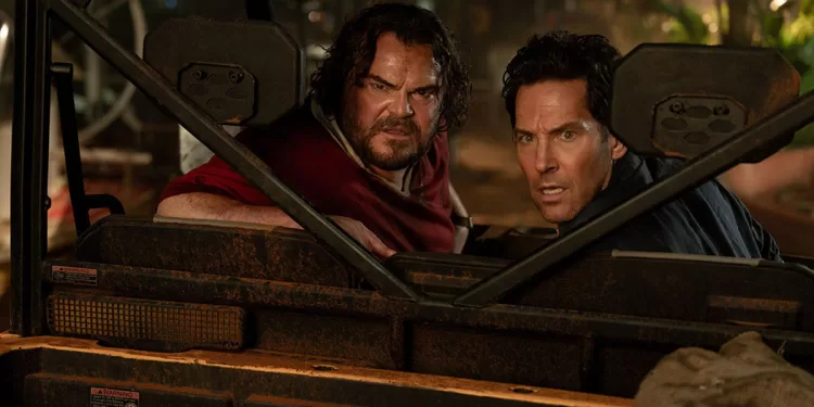 Paul Rudd e Jack Black nel film “Anaconda”. Courtesy of Columbia Pictures - © Columbia Pictures