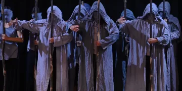 “Pèlerinage” della compagnia Borderline. Foto Claudio Malangone