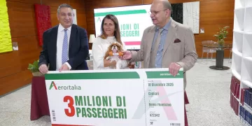 Aeroitalia, tre milioni di biglietti venduti nel 2025
