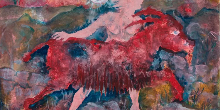 Alfonso Silba, Racconto del pastore (Cosima), 40x54 cm