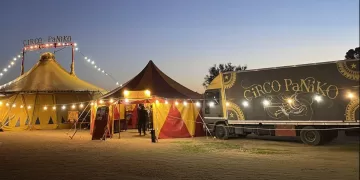 Il Teatro Tenda del Circo Paniko a Quartu