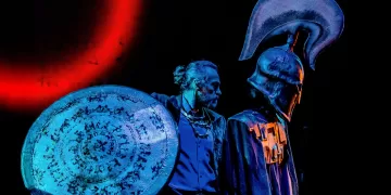 Alessio Boni in “Iliade / Il gioco degli dèi”. Foto Filippo Manzini