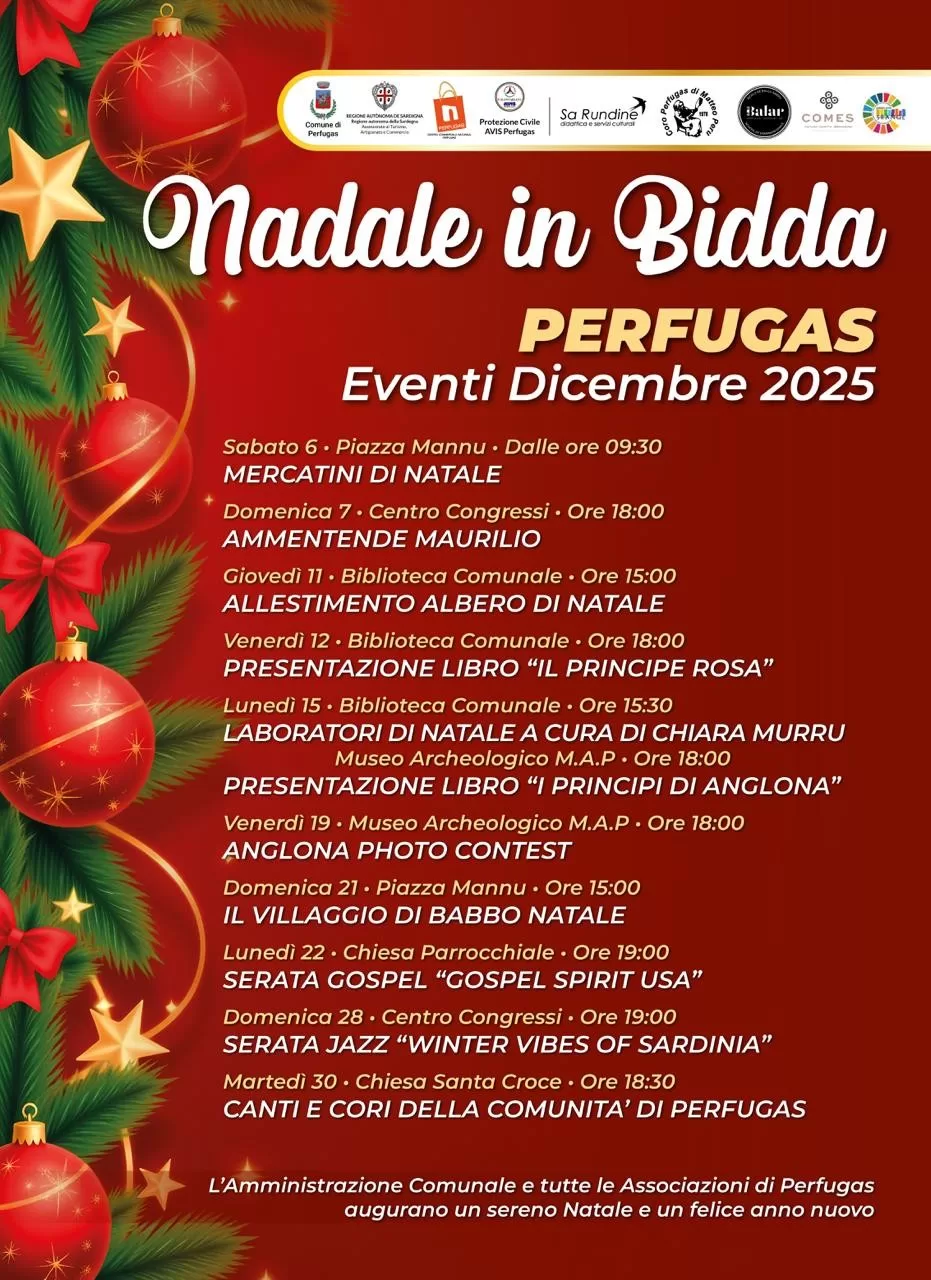 Nadale in Bidda a Perfugas 2025