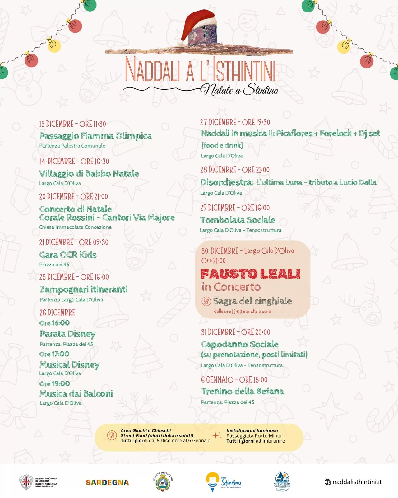 Programma Naddali a l’Isthintini 2025