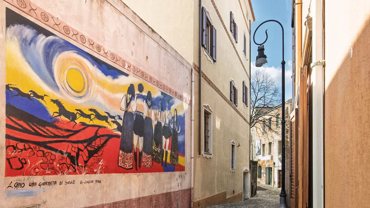 Una giornata di sole (1996), Museo Diffuso Liliana Cano, Oliena. Ph. E. Loi, S. Melis | Arasole