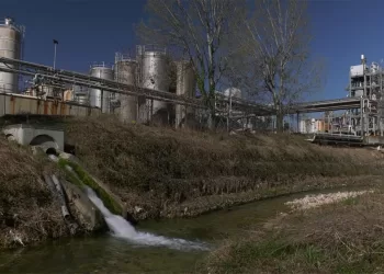 L’azienda chimica Miteni di Trissino (Vicenza)